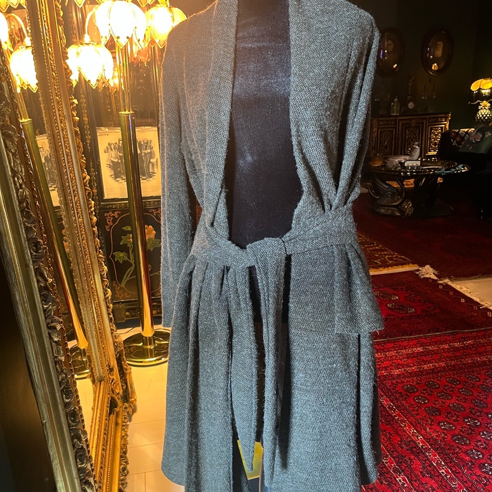 Pretty Young Thing Dark Gray Duster Size Medium